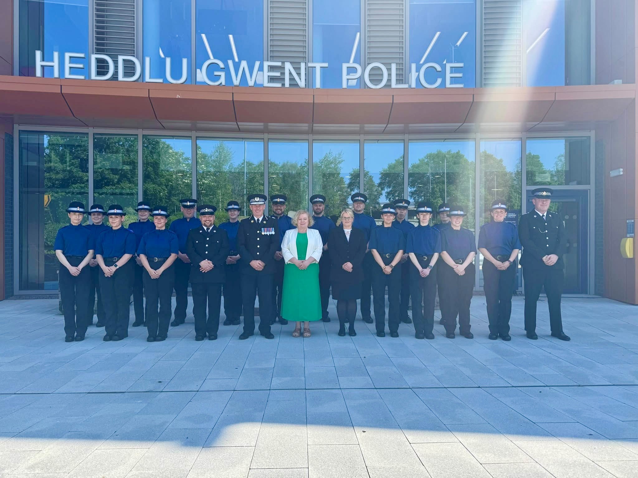 Commissioner with new CSOs