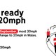 Get ready for 20mph banner