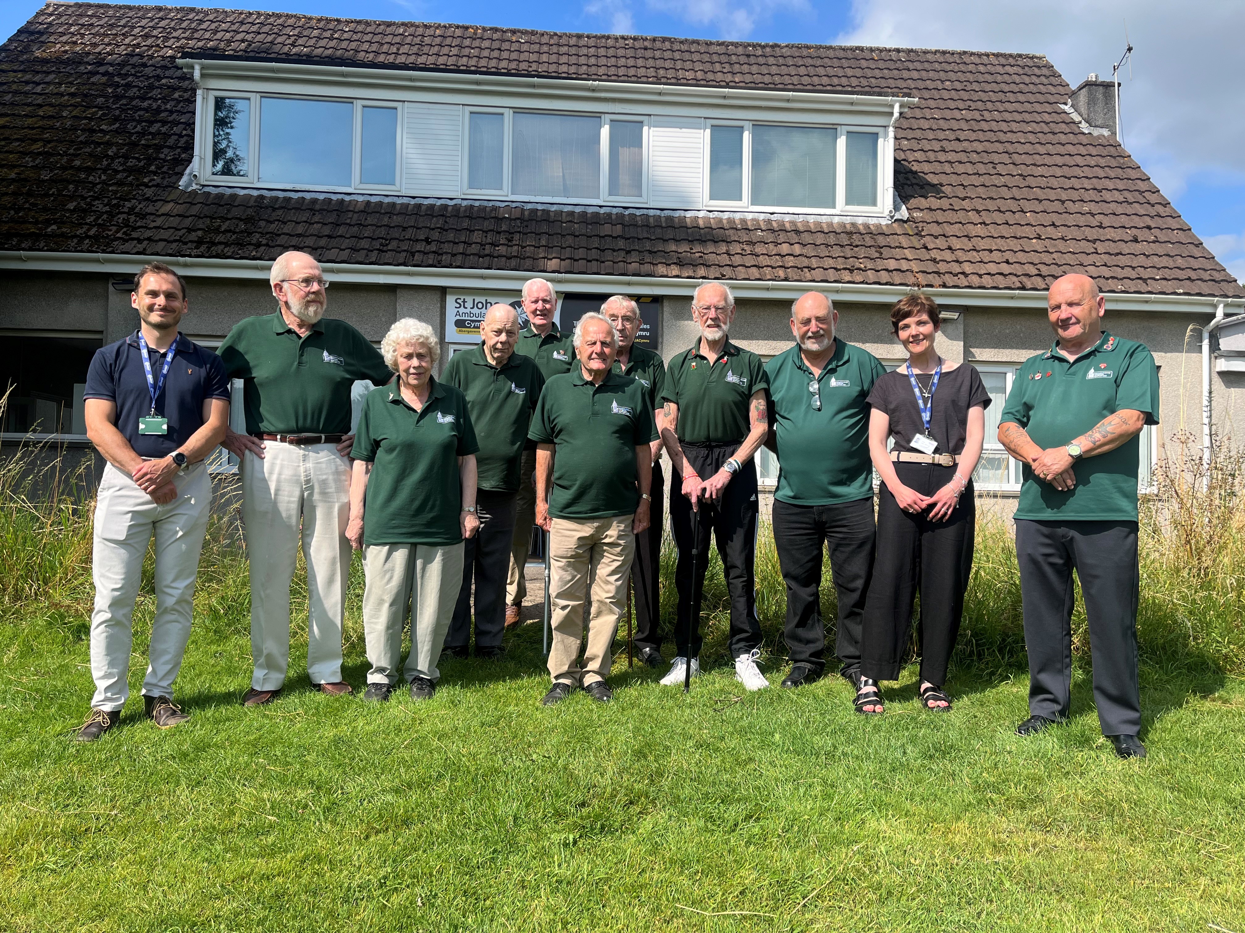  English OPCC staff with Monmouthshire veterans