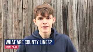 Boy explaining what county lines are