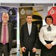 Jeff Cuthbert with Policing Minister Chris Philp and Chief Constable Pam Kelly