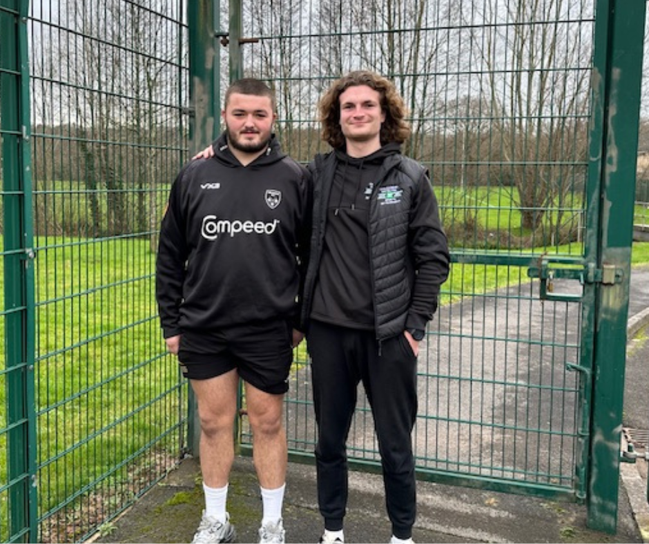 Harley and member of staff from Positive Futures