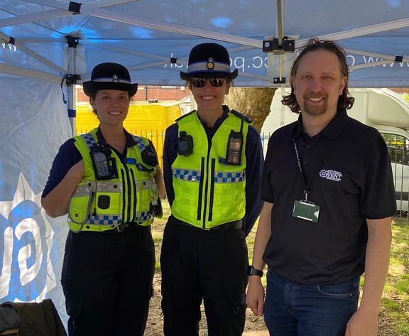 OPCC staff with officers