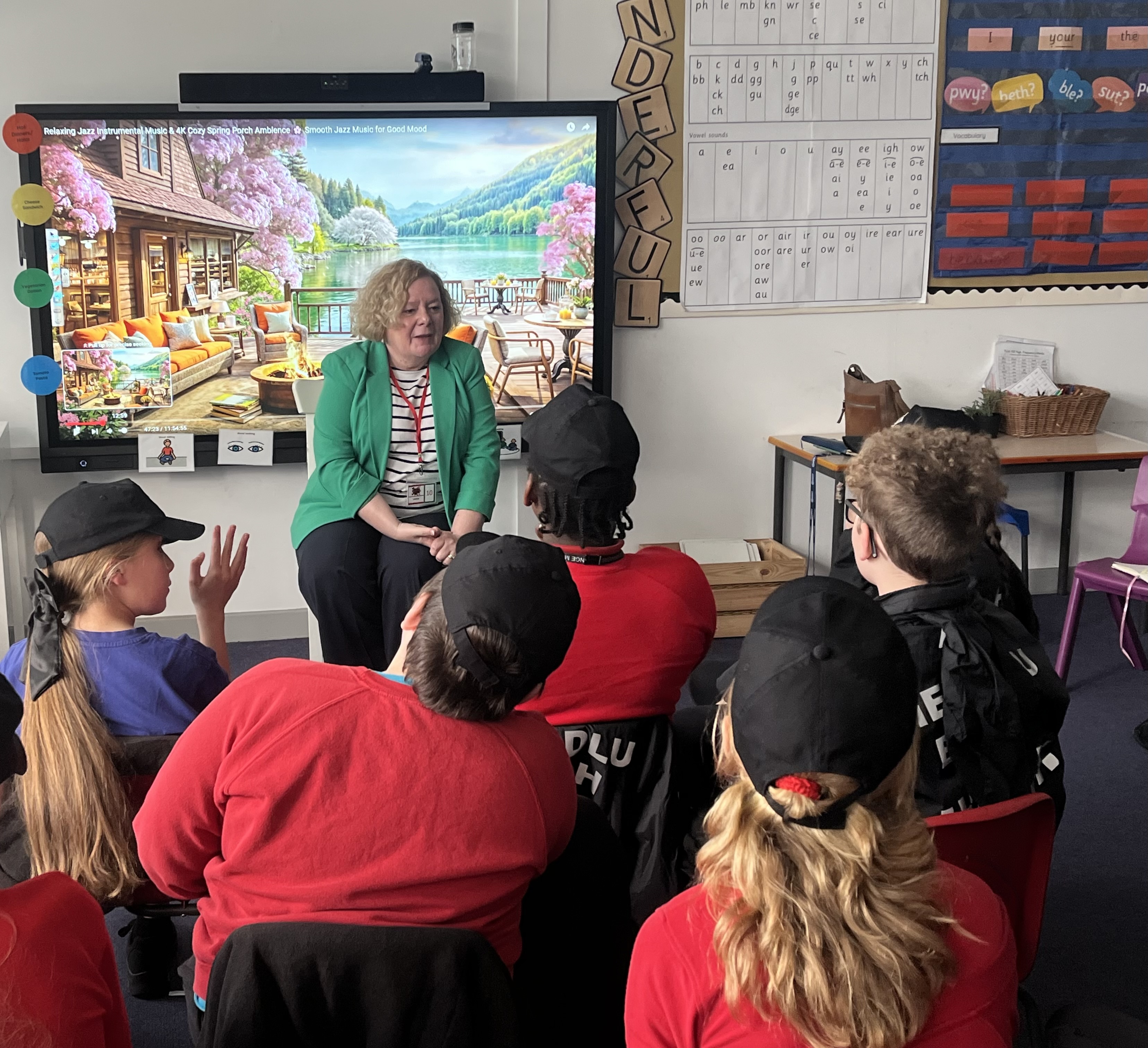 Liswerry Primary School pupils put Commissioner in the hotseat