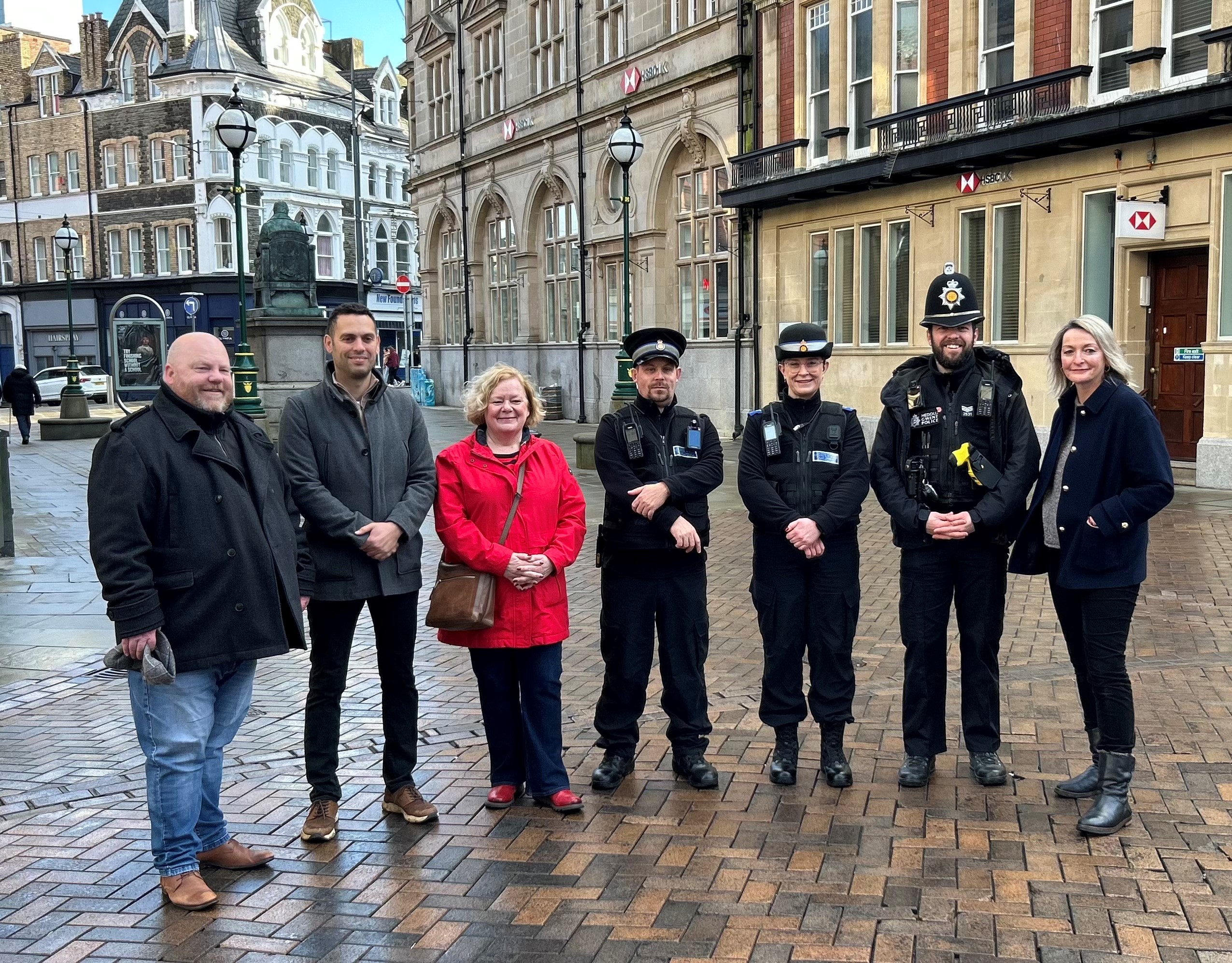 Jane Mudd with partners