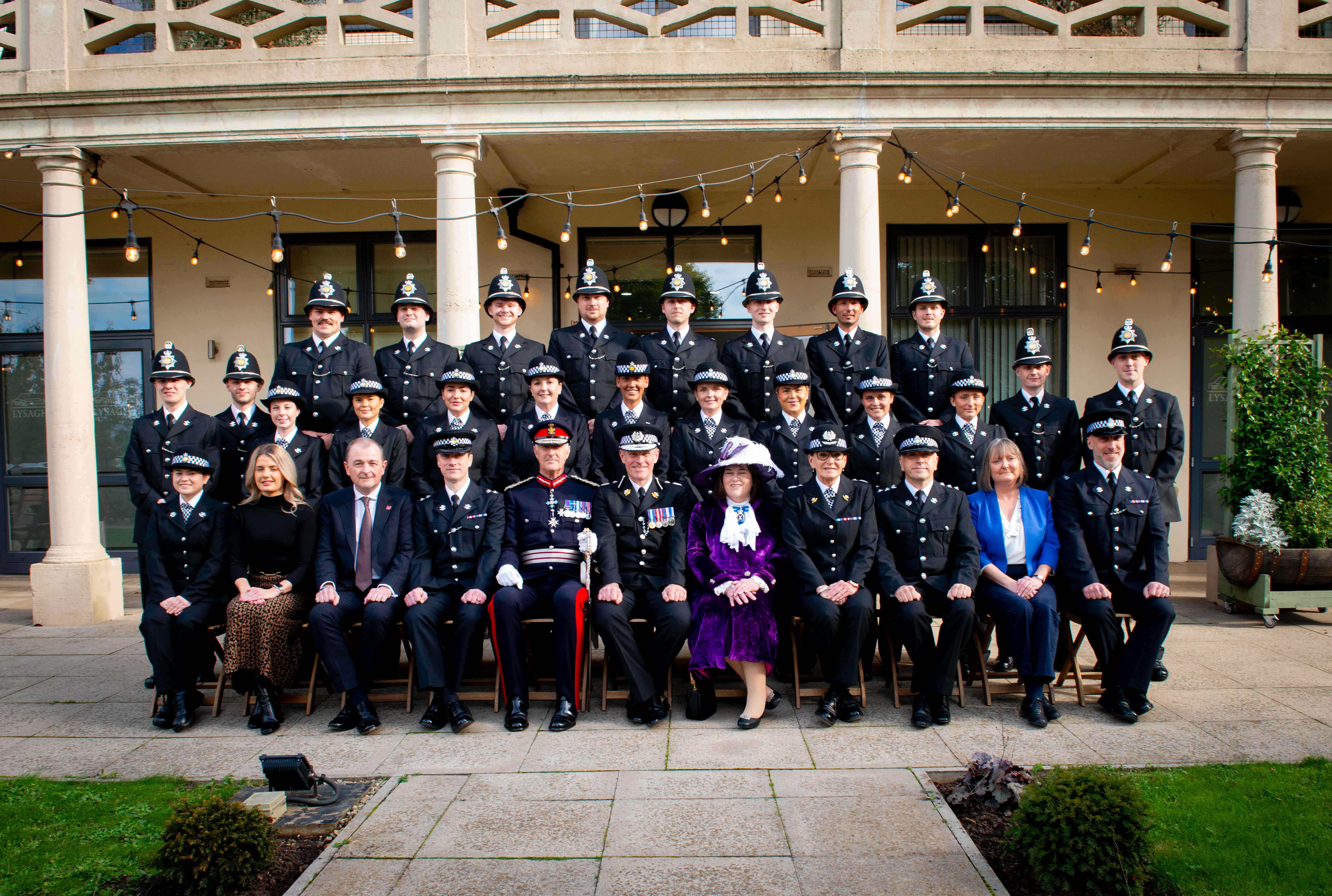 Group photo of police officers